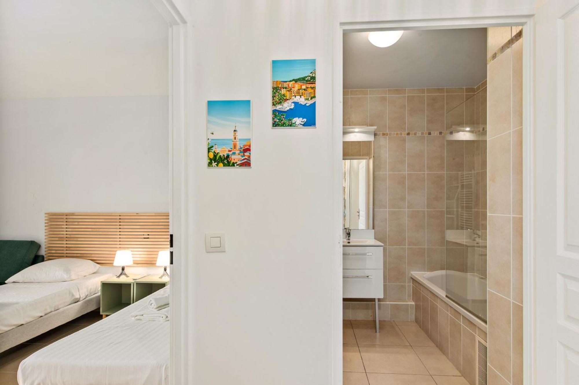 "L'Idyllique" Parking, Piscine, Plage, Calme Assure, Gare Roquebrune-Cap-Martin Exterior foto